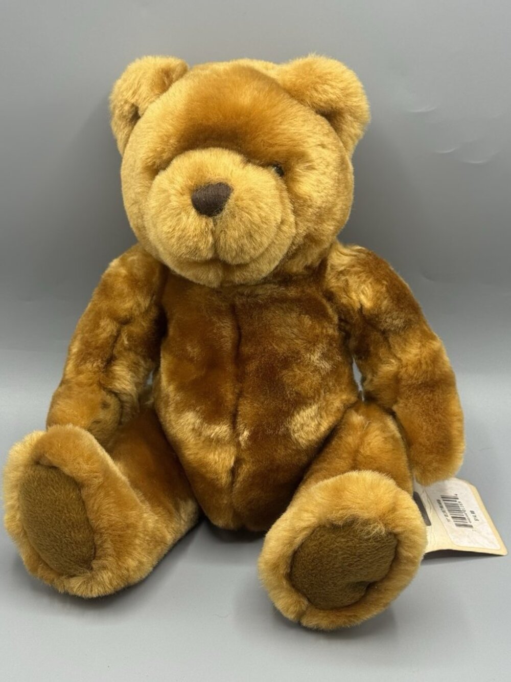It's All Greek To Me Vintage Small Velvets Golden Brown Teddy Bear 11" Plush